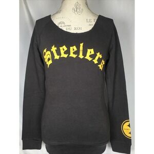 Pittsburgh Steelers NFL Junk Food Champion Fleece Sweatshirt Women's SMALL NEW